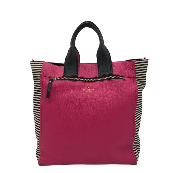 Kate Spade Pink Pebbled Leather Cobble Hill Hayley Tote Bag - Picture 1 of 11